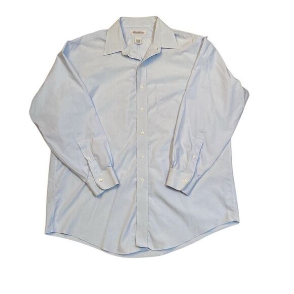 Brooks Brothers Lt Blue Long Sleeve Button Down Dress Shirt Men 16 1/2 - 32/33 - Picture 1 of 9